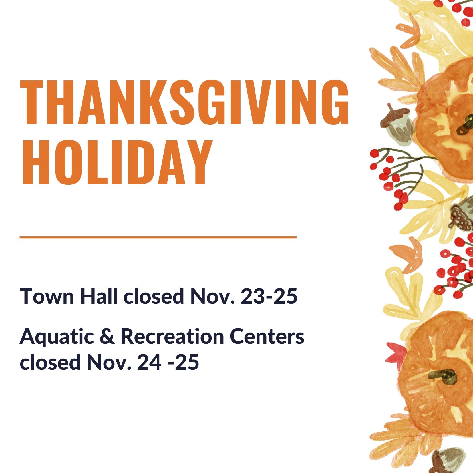 Thanksgiving Holiday