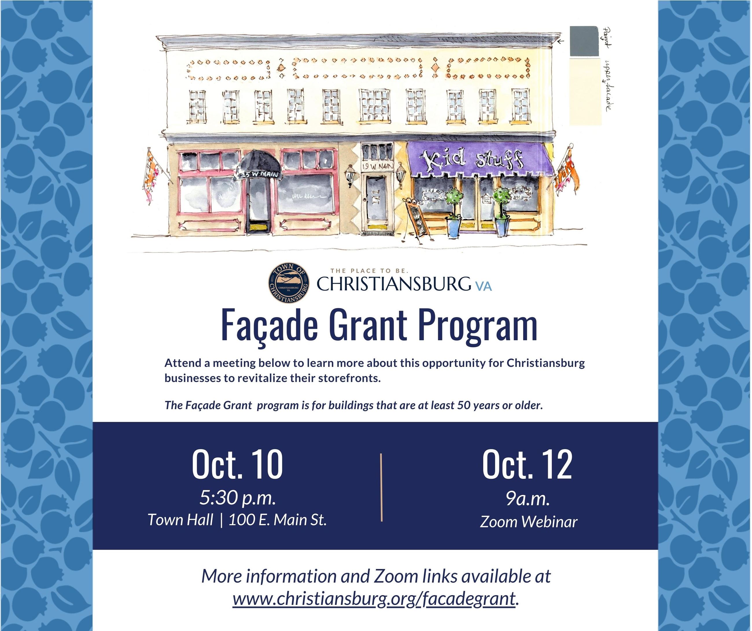 2023 FACADE GRANT INFO
