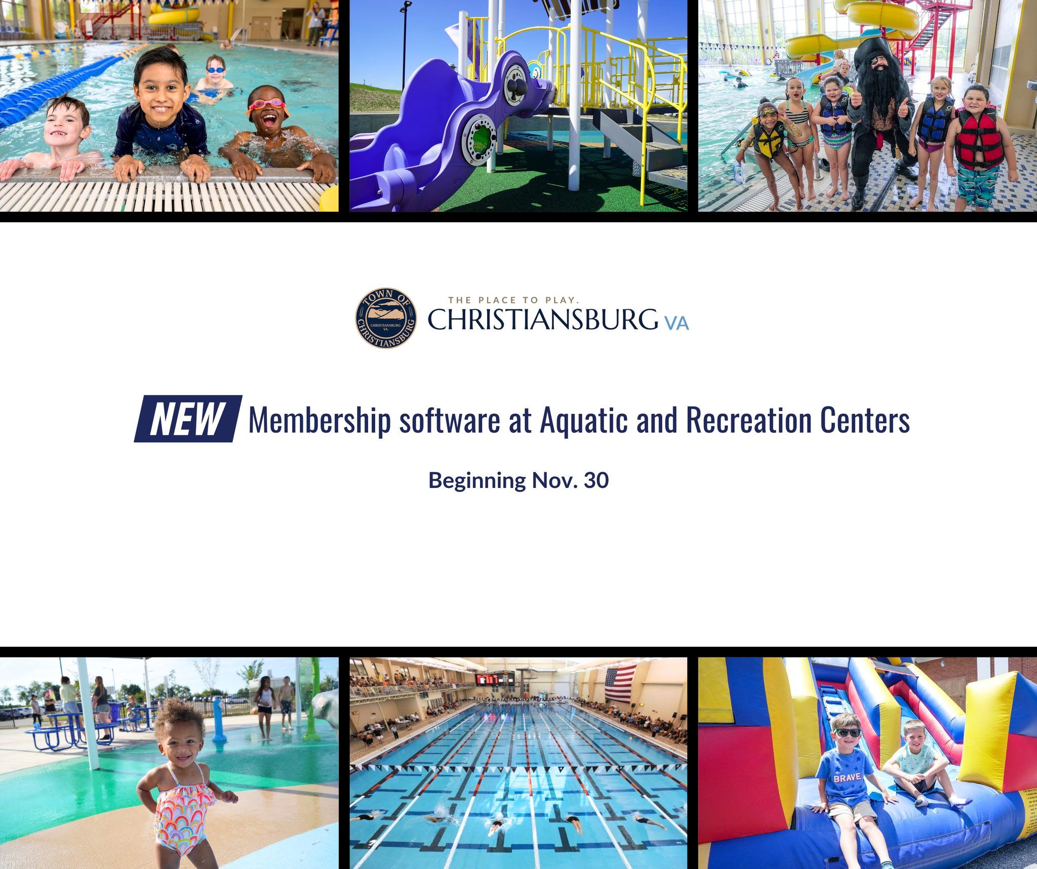 Membership Software at Aquatic and Recreation Centers Graphic