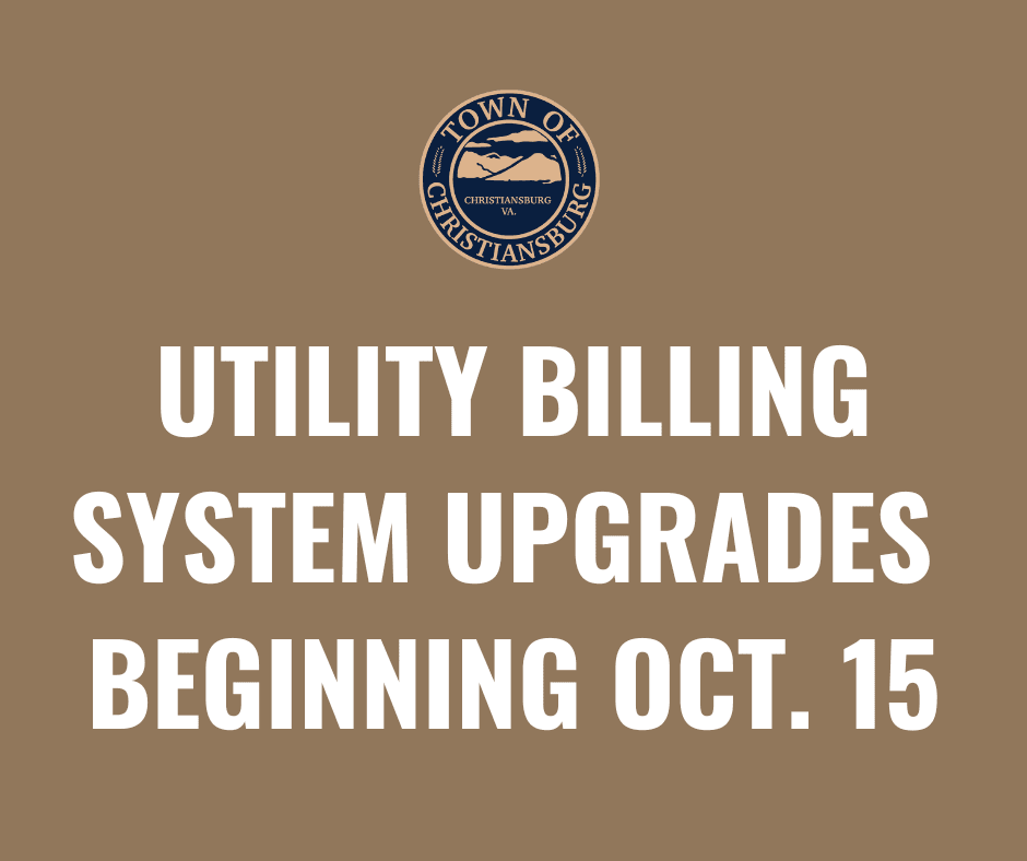 Utility billing system upgrades beginning Oct. 15