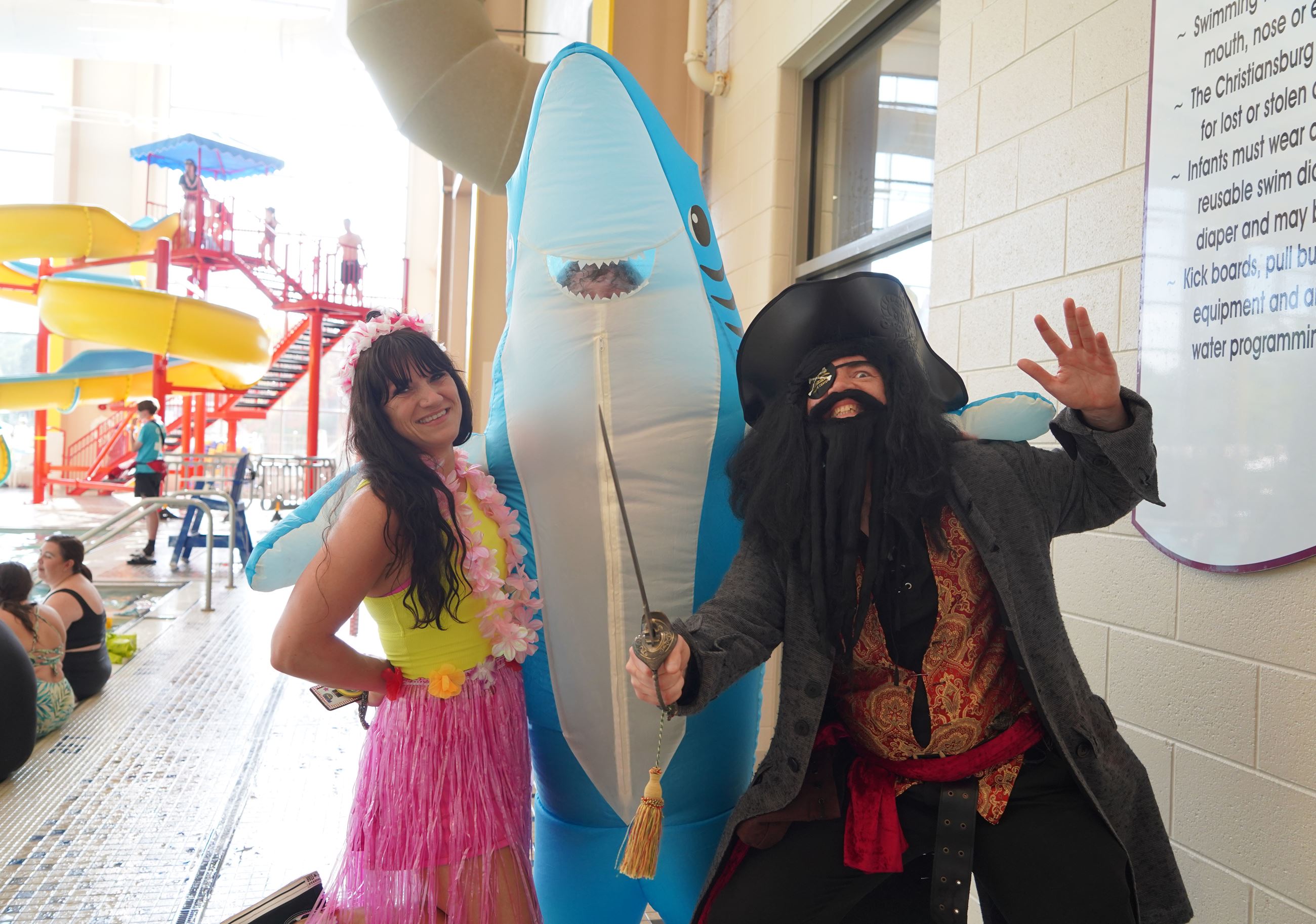 Photo from Beach Bash featuring Aquatic Center staff