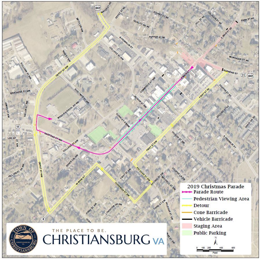 Christmas Parade 2019 Map