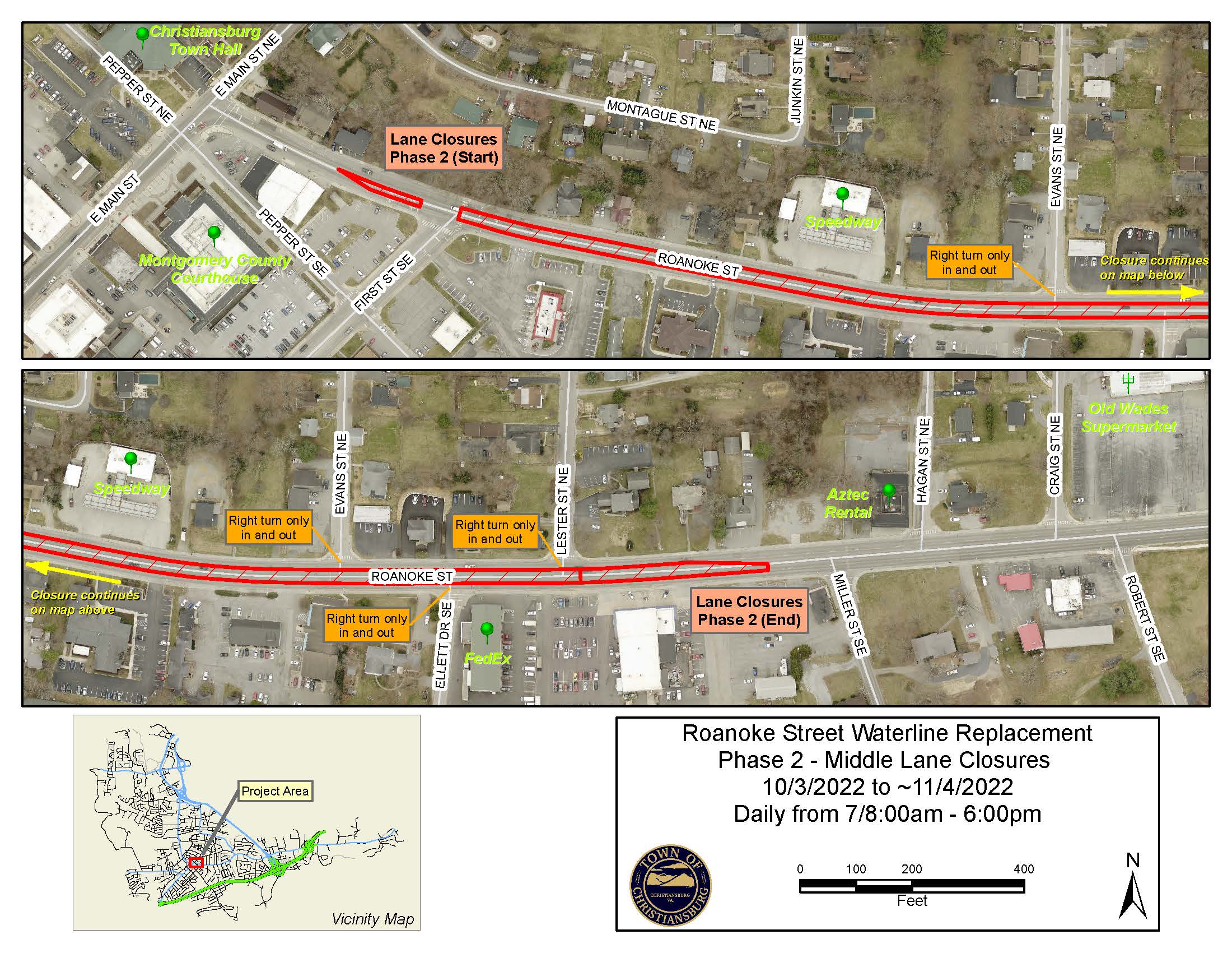 Roanoke St Closure-Phase 2